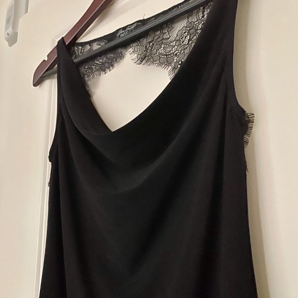 NWOT Allen Schwartz Prive Black Mini Dress - Picture 3 of 6